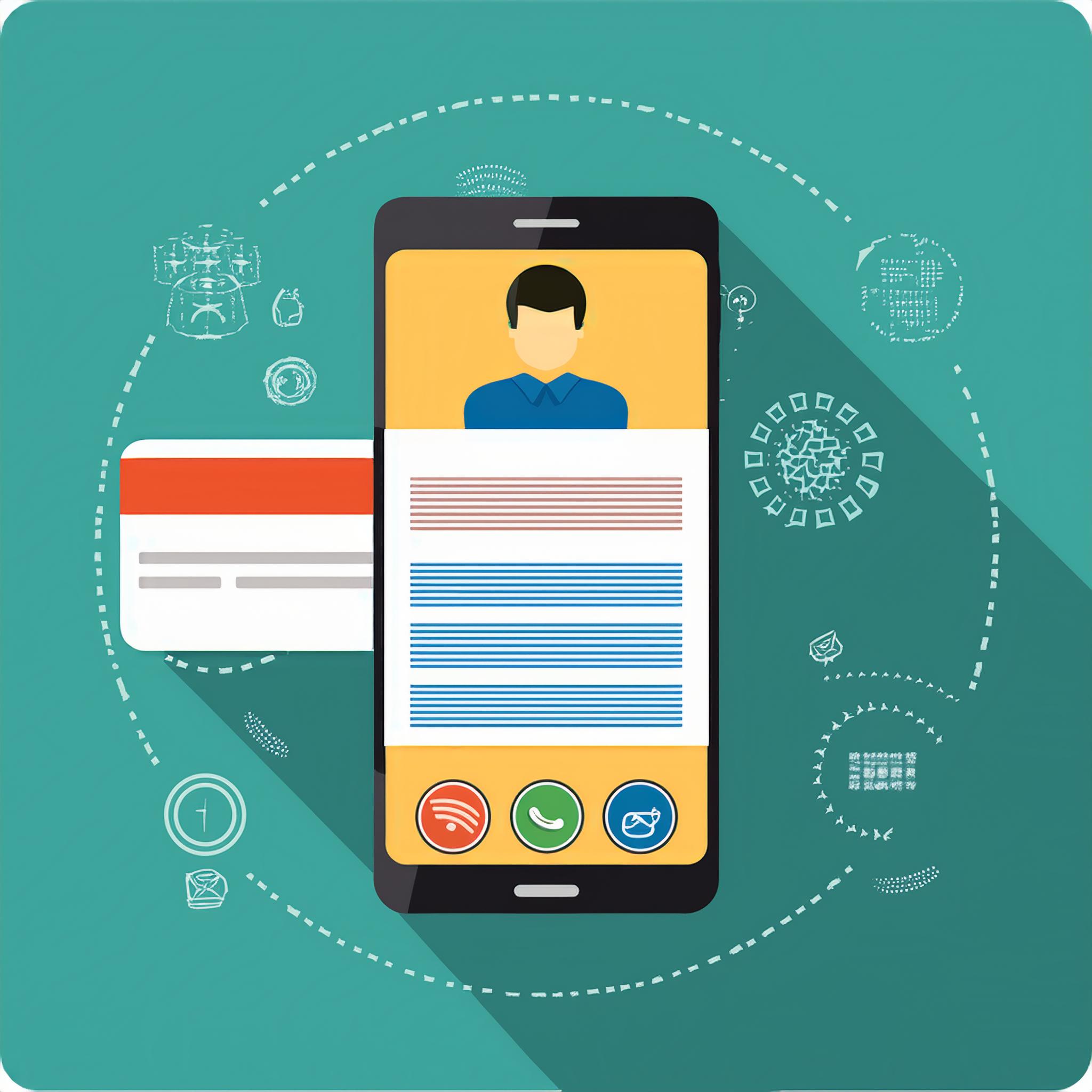 Firefly Handy scannt Visitenkarte und zeigt dabei coole Graphiken 44799